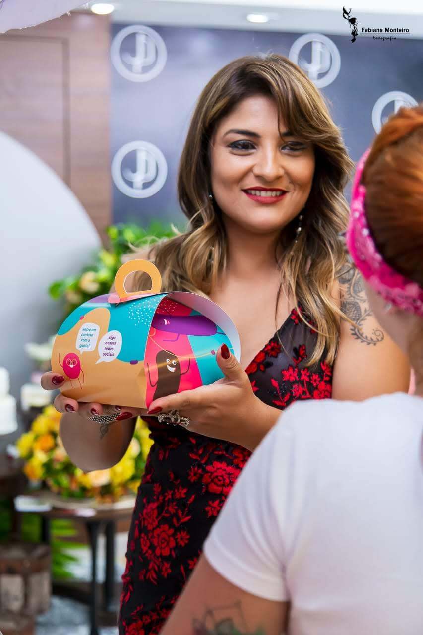 Famoso em evento Booleria